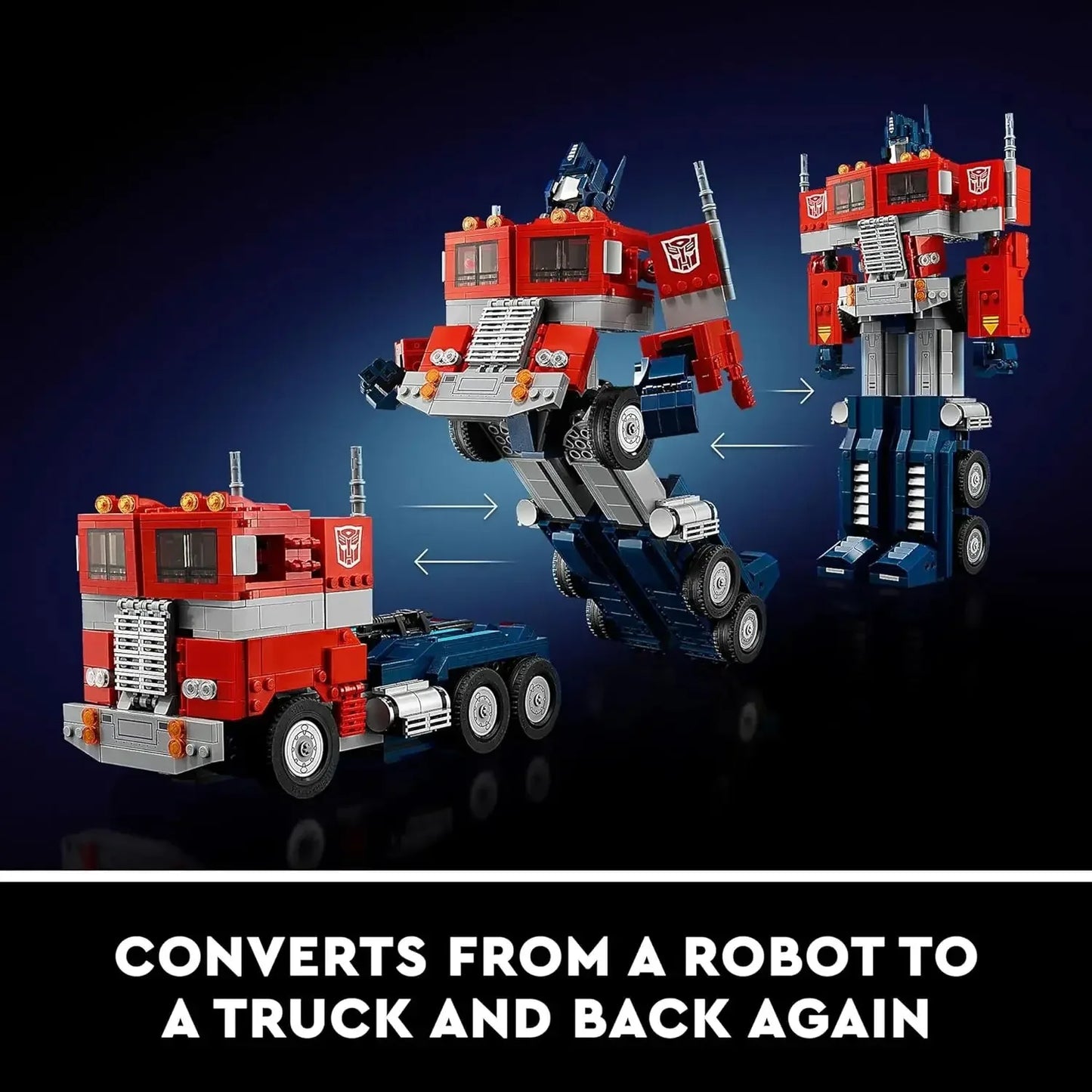 Christmas Promotion 1580PCS Technical Transformation Robot Truck Creative 2In1 Model 10302 Building Blocks Bricks Sets Gifts Toy