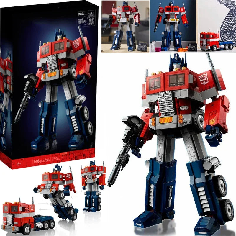Christmas Promotion 1580PCS Technical Transformation Robot Truck Creative 2In1 Model 10302 Building Blocks Bricks Sets Gifts Toy