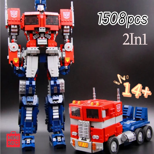 Christmas Promotion 1580PCS Technical Transformation Robot Truck Creative 2In1 Model 10302 Building Blocks Bricks Sets Gifts Toy